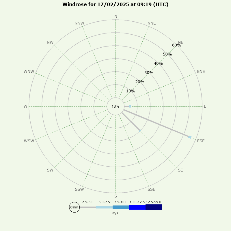 Windrose for today